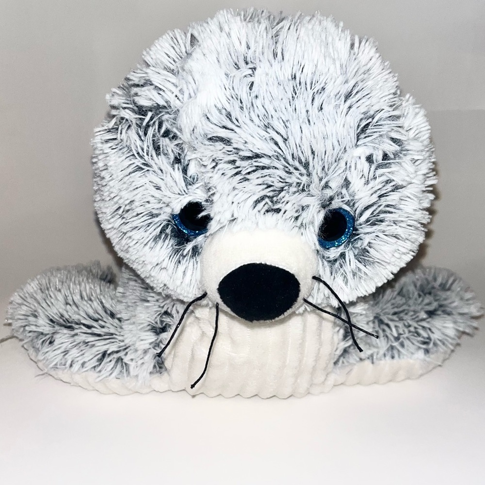 Vintage 2001 “Sloan the Seal” The Bear Factory 20” EUC Plush Stuffed Animal Grey
